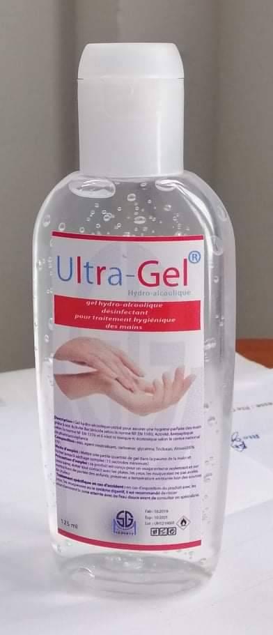 GEL HYDROALCOOLIQUE FLACON 125 ML