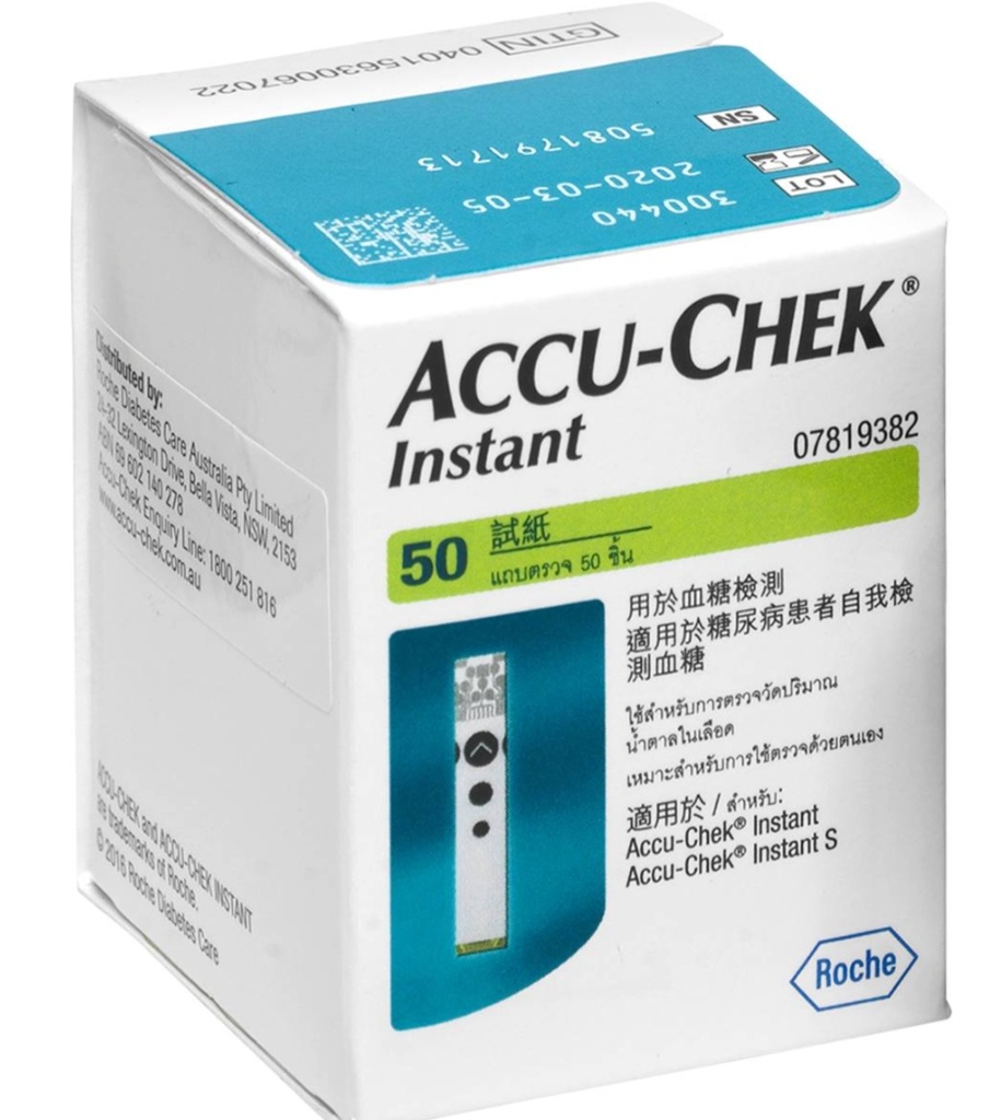 ACCU-CHECK INSTANT BTE 50PCS