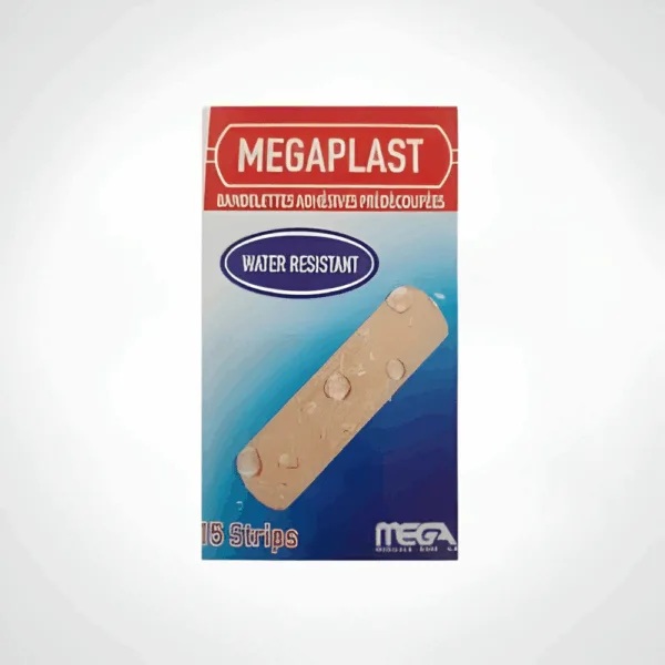 MEGAPLAST 15 STRIPS AQUA