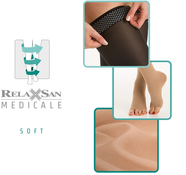 ART.M2150A-AD CHAUSSETTE DE VARICE SOFT OUVERT CL2 L