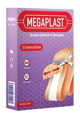 MEGAPLAST EXTENSIBLE 1M*6CM