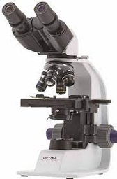 MICROSCOPE BINOCULAIRE A OBJECTIFS 4* 10* 40* ET 100*ECLAIRAGE LED OPTIKA B-192